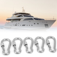 50MM Heavy Duty Stainless Steel Carabiner Clips, 50kg Load Capacity