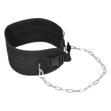 Weighted Dip Belt With Chain For Pull Ups And Chin Ups, Heavy Duty, Men, Hip Belt Squats, Durable Comfortable Design