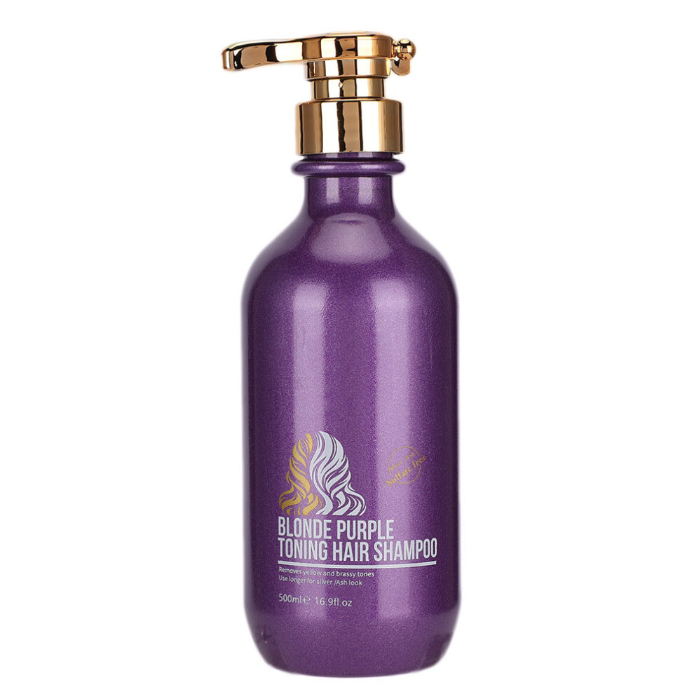 Color Protecting Purple Shampoo, Sulfate Free, Enriched With Aloe Vera & Silk Protein, Vibrant Color Protection & Anti Yellowing, For