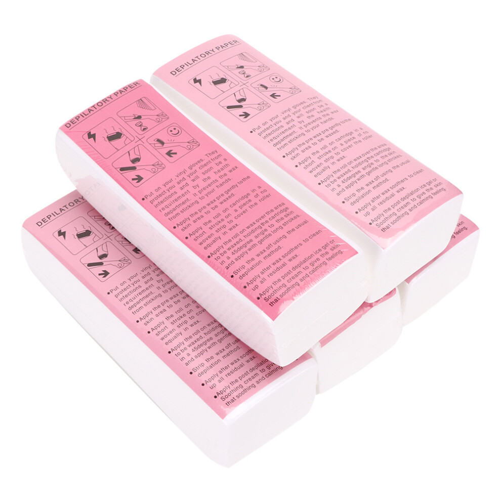 Hair Removal Strips, Soft And Skin-Friendly Non Woven Wax Strips, Professional Quality, Easy To Store And Carry, 500Pcs