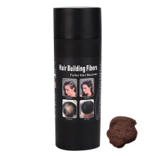 Säker lösning för tunt hår, naturlig keratin som omedelbart förtjockar hår, oupptäckbara hårbyggande fibrer för män och kvinnor (15 g)