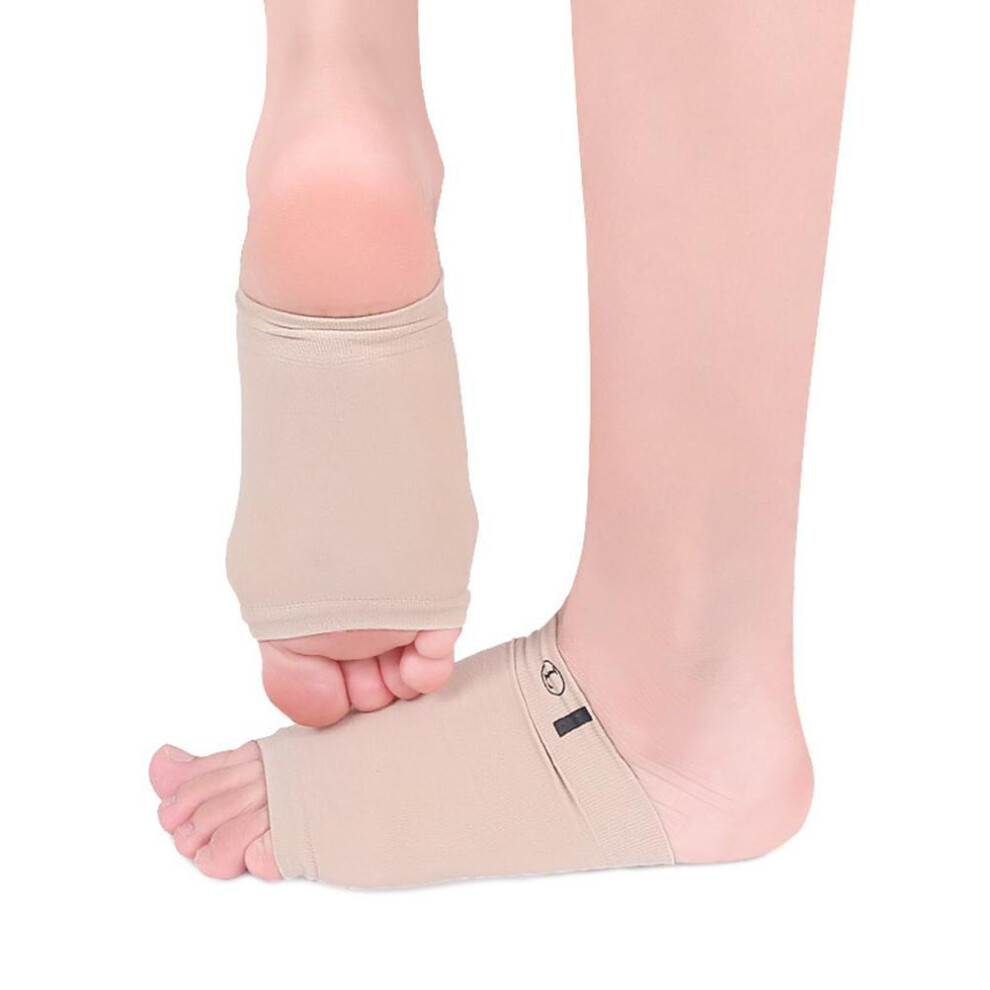 Flat Feet Arch Support Sleeves For Foot Pain Relief, Ergonomic Compression Socks With Cushioned Gel Inserts And Vibration Damping Suitable For Men