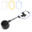 Ring Light de 12 polegadas com suporte, ambiente de iluminação personalizável e iluminação suave, porém potente, para produção de vídeo, 6
