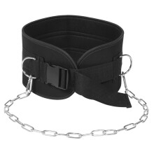 Adjustable Fitness Dipping Belt With Detachable Chain For Weight Training And Shoulder Chest Back Strengthening