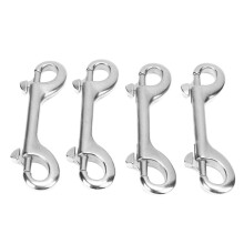 L115MM Stainless Steel 316 Double Ended Snap Hook, 110kg Capacity