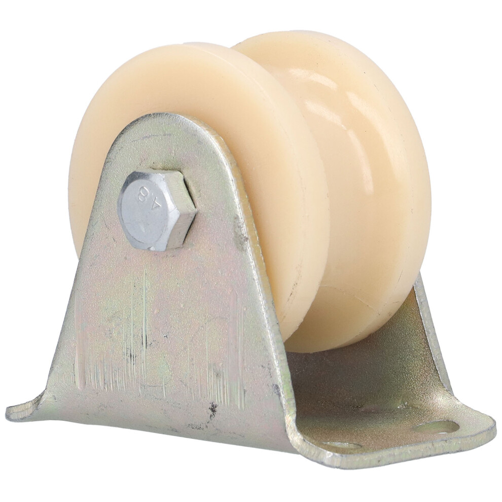 50Mm Heavy Duty Wire Rope Utype Groove Wheel With 2.5Mm Bracket For Lifting 9441377958425