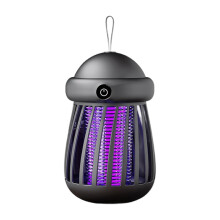 Electric Bugs Killers Lamp USB Rechargeable Night Light With Large Capacity Battery For Camping Grey Mosquito Killer