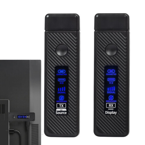 Wireless Transmitter Receiver Wireless Video Streaming Device For PCs And Monitors Versatile Transmission System