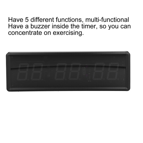 High Contrast LED Countdown Timer with Remote for Fitness Training 2