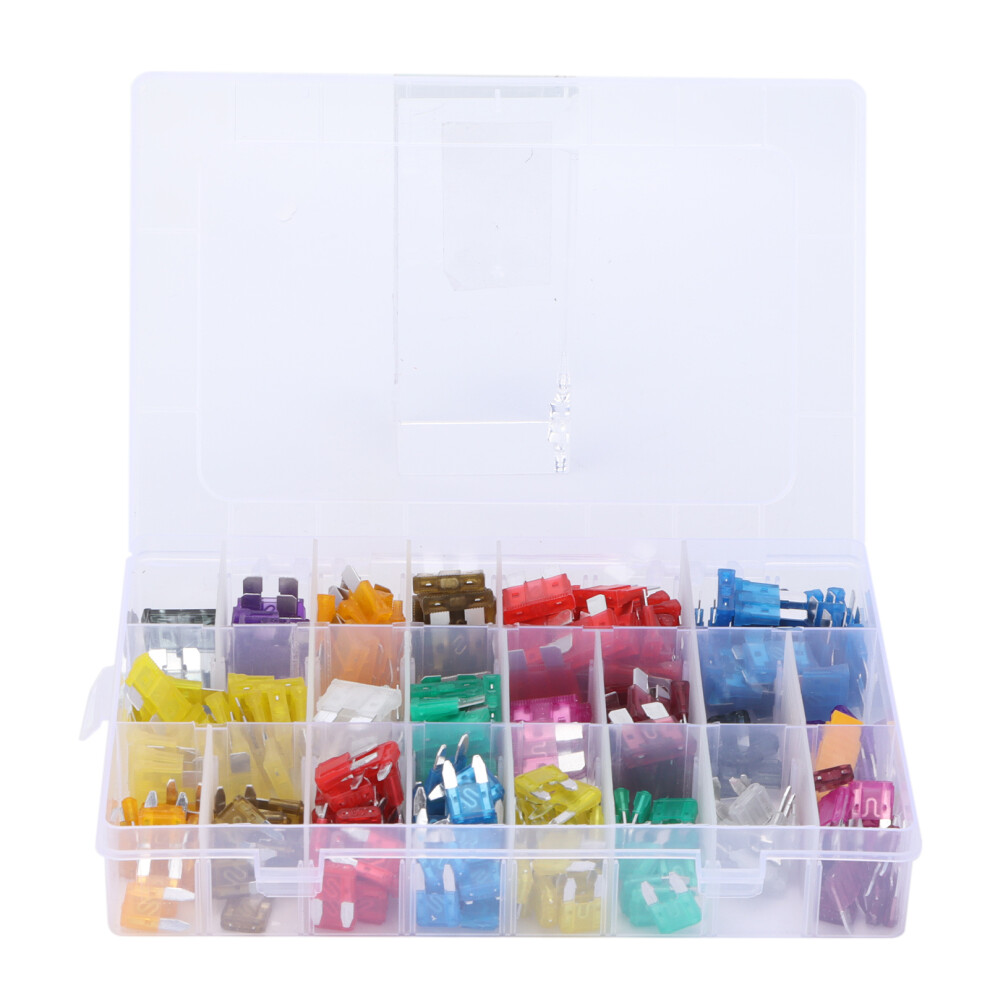 Protect Circuits And Equipment Automotive Fuse Kit Universal For Cars Trucks Ships With Storage Box Color Coding Easy To Identify Blade Fuse 9138057640090
