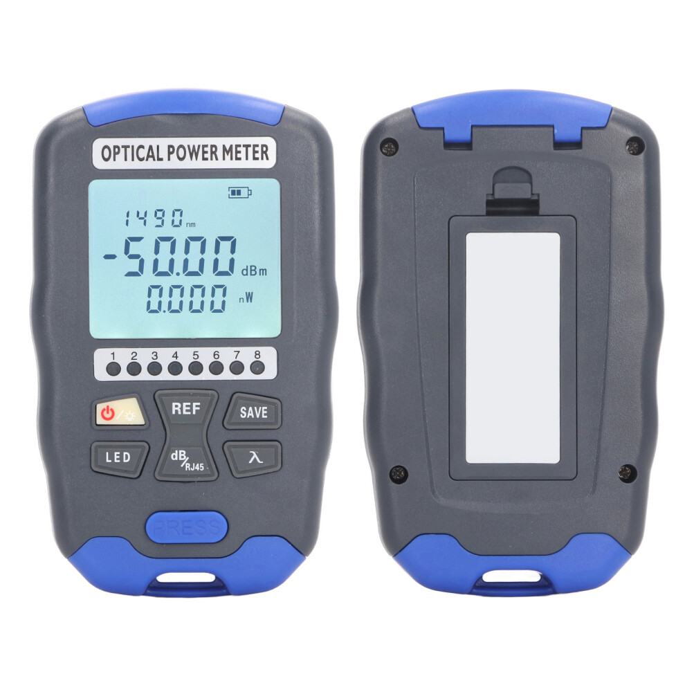 50Km Fiber Optic Power Meter With Led Vfl, 650Mah, 850-1650Nm 8711377962175
