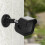 Security Camera Mount 360 Rotation Weatherproof Full Coverage Outdoor PVC Adjustable Bracket White 3