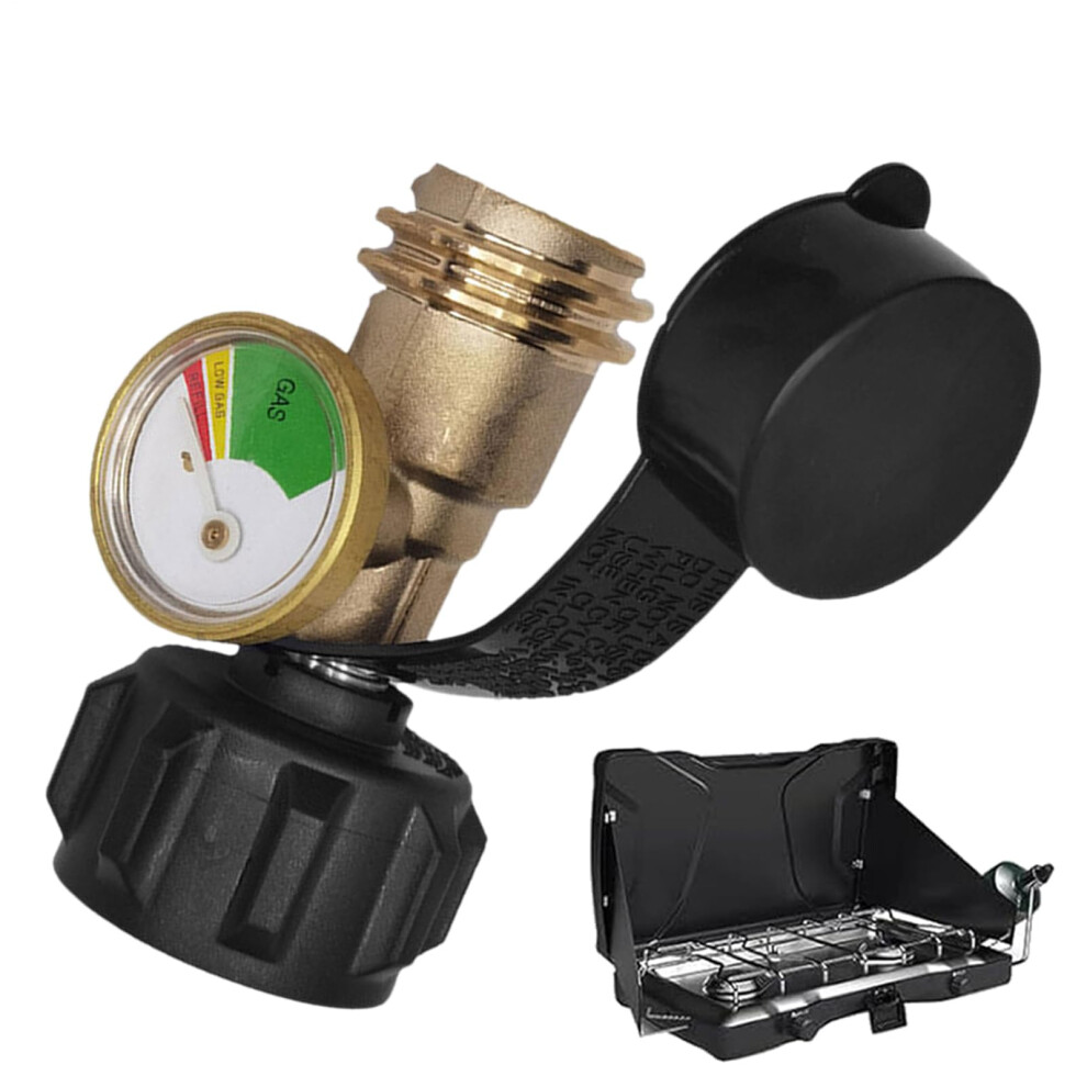 Propane Tank Gauge With Leak Detection And Colorcoded Dial For 540Lb Rv And Bbq Cylinders 9187378683156