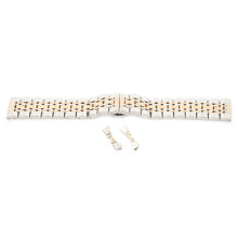 Bracelet Jubilee en acier inoxydable, facile à installer, longueur ajustable, fermeture robuste, design ergonomique, résistant à l'oxydation,