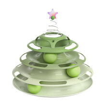Cat Toy Ball Tower en Track Interactief speelgoed-Groente