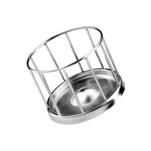 Reptielen Schildpad Voedsel Water Dispenser Rvs Feeder Kom-XS