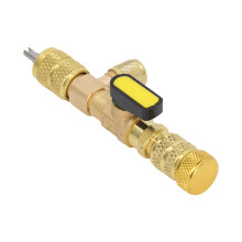 Valve Core Remover Installer Brass 1/4in/5/16in Dual Size for R22 R410A