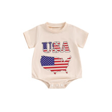 (3-6 Months, Brown) Grenouillère bébé garçon, décontractée quotidienne