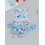 (2-3 Years, Blue) Μαγιό για νήπια κορίτσια με φλοράλ print, αμάνικο ριγέ, βολάν 6