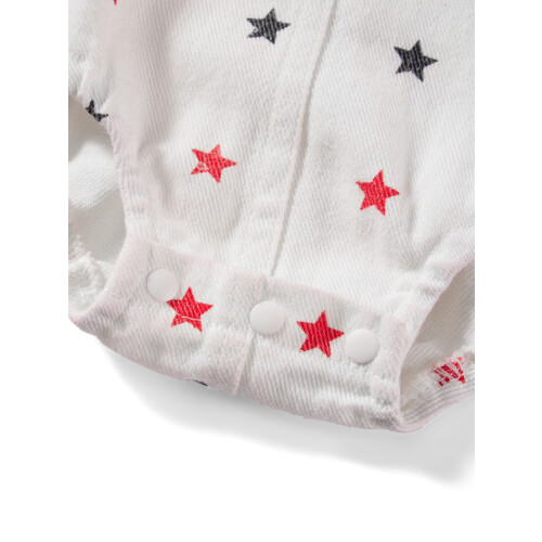 (18-24 Months, White) Jeans-Overall für Babys, 4. Juli. 1