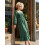 (M, Green) Robe longue d'automne occasions quotidiennes. 5