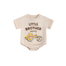 (3-6 Months, Yellow) Babyjongen zomer romper voor pasgeborenen