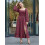 (M, Red) Robe longue d'automne occasions quotidiennes. 3