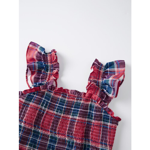 (S, Red) Robe longue à décontractée été. 2