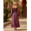 (M, Red) Robe longue d'automne occasions quotidiennes. 8