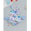 (2-3 Years, Blue) Μαγιό για νήπια κορίτσια με φλοράλ print, αμάνικο ριγέ, βολάν 4