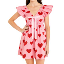 (L, Pink) Robe courte à ou pro