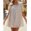 (L, Mixed Color) Robe mini à sorties décontractées. 3