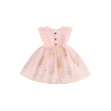 (18-24 Months, Pink) Tüllkleid für kleine Prinzessinnenkleid, Sommerkleidung