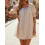 (L, Mixed Color) Robe mini à sorties décontractées. 4