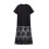 (S, Black) Dámské šaty s krajkový patchwork. 1