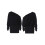 (L, Black) Robe courte asymétrique et clubs. 2