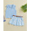 (4-5 Years, Blue) Ensemble d'été 2 imprimé marguerites. 3