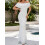 (S, White) Robe longue à en club. 4
