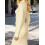 (S, Yellow) Robe longue cintrée le quotidien. 6
