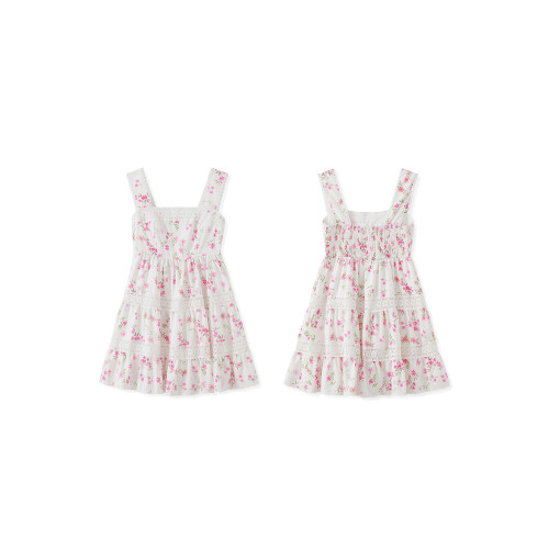 (L, White) Robe mini débardeur les voyages. 1