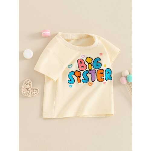 (12-18 Months, Beige) Magliette per bambine alla moda. 2
