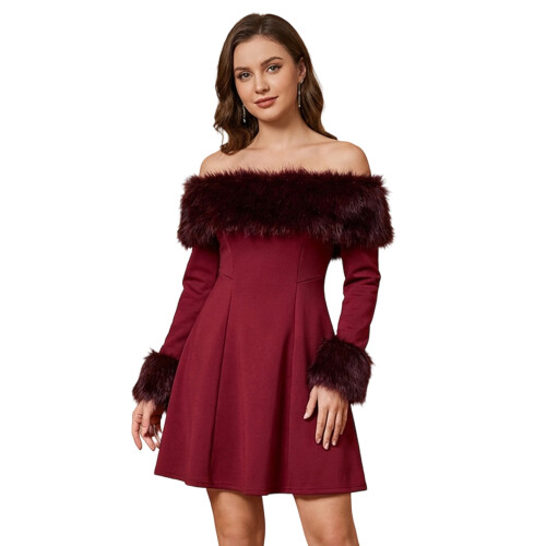 (S, Multicolor) Robe d'automne pour en peluche. 2