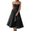 (M, Black) Robe midi d'été décolleté plongeant. 1