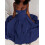 (M, Dark Blue) Robe midi d'été décolleté plongeant. 11