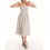(M, Khaki) Robe midi d'été décolleté plongeant. 8