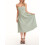 (M, Green) Robe midi d'été décolleté plongeant. 5