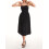 (L, Black) Robe midi d'été décolleté plongeant. 5