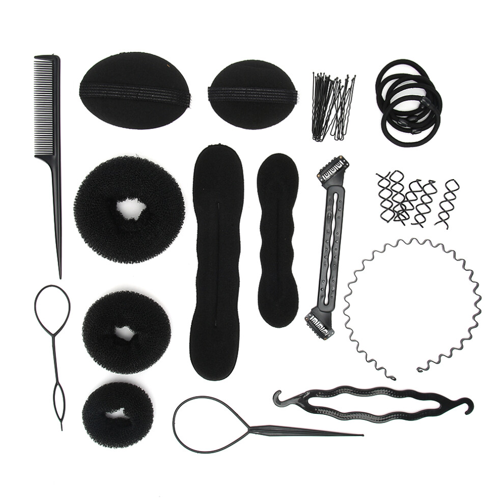 Unisex Stylish Hair Styling Accessories For Girls & Women, Creates Various Hairstyles Including Braids, Ponytails, And Curly Locks, Easy To Use Durable Reus