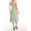 (M, Green) Robe midi d'été décolleté plongeant. 11