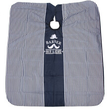 Accessori essenziali per barbieri: mantellina per acconciature con chiusura a scatto e scollo elastico, antistatica, antipiega, leggera, traspirante,